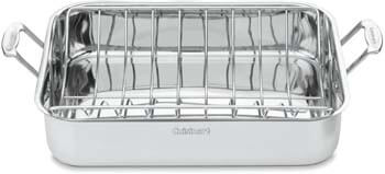 5. Cuisinart Chef's Classic Stainless 16-Inch Rectangular Roaster