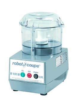 3. Robot Coupe R101 B CLR Combination Food Processor, 2.5-Liter Bowl, Polycarbonate, Clear, 120v