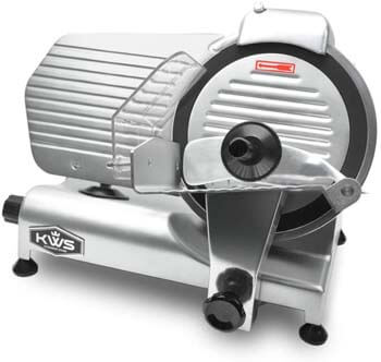 3. KWS MS-10NT Premium Commercial 320W Electric Meat Slicer