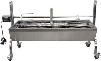 7. TITAN GREAT OUTDOORS Rotisserie Grill Roaster Stainless Steel