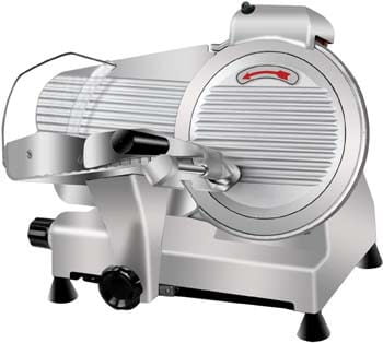 2. Super Deal Commercial Stainless Steel Semi-Auto Meat Slicer