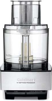 7. Cuisinart DFP-14BCNY 14-Cup Food Processor, Brushed Stainless Steel – Silver