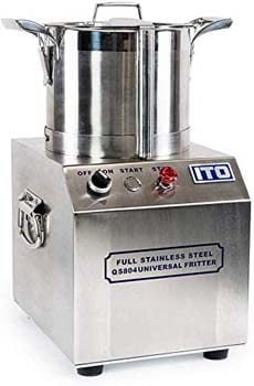 4. FonChef 550W Stainless Steel Commercial Grade Food Processor 1400RPM High Output 4L CE Certified Kitchen Fritter