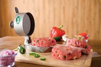 9. LEM Non-Stick Adjustable Burger Press