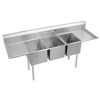 5. Elkay Foodservice 3 Compartment Sink