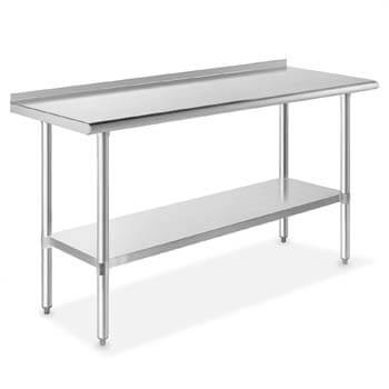 2. GRIDMANN NSF Stainless Steel Commercial Kitchen Prep & Work Table