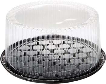 9. 10-11inch Cake Double Layer Clear Cake Container Dome and Base Carry & Display Storage Box