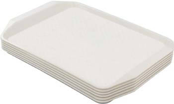 10. Eagrye Fast Food Serving Trays, Rectangle 16.9