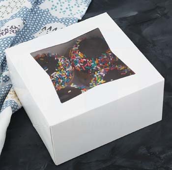 4. Beautiful White Bakery Box