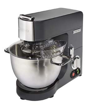 7. Hamilton Beach Commercial CPM800 8 Quart Stand Mixer, Die-Cast Aluminum, Black