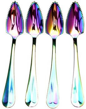 3. JUCOX Stainless Steel Grapefruit Spoons