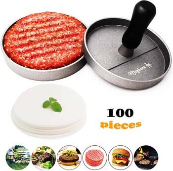 4. Meykers Burger Press 100 Patty Papers Set