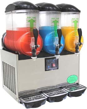 10. BRAVO ITALIA 3 BOWLS Slushie Machine