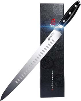 7. TUO Slicing Knife - 12-inch Slicing Carving Meat Cutting Knife