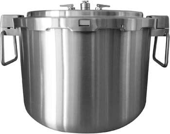 1. Buffalo QCP435 37-Quart Stainless Steel Cooker [Commercial series]-Pressure Gauge EXCLUDED