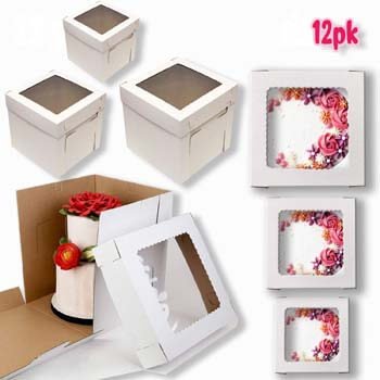 10. VTPT Ecom Cake Boxes with Window