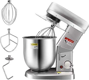 3. Huanyu Commercial Stand Mixer 10QT 500W Electric Dough Blender