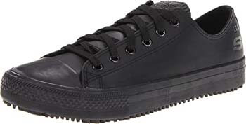 2. Skechers for Work Women's Gibson-Hardwood Slip Resistant Sneaker