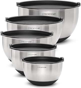 10. PriorityChef Premium Mixing Bowls