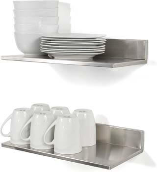 5. Stainless Steel Wall Mount Shelf