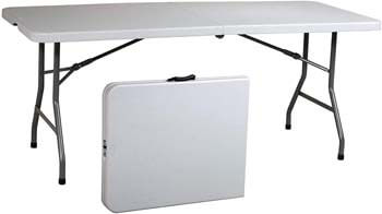 3. Ontario Furniture 8 Foot Plastic Folding Table