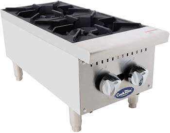 1. ATOSA US Two Burner Commercial Hot Plate Countertop Stove