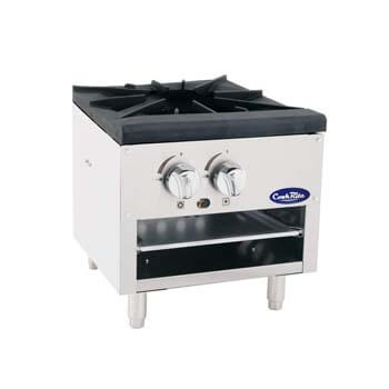 6. Cook Rite ATSP-18-1L Single Stock Pot Stove Natural Gas Stainless Steel Countertop