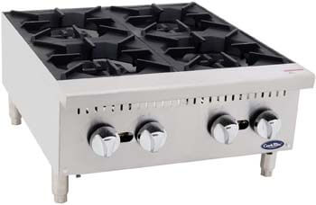 5. CookRite Four Burner Hot Plate Commercial Countertop