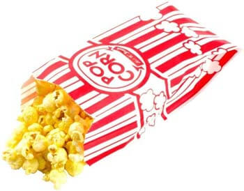 4. Carnival King Paper Popcorn Bags, 1 oz. (100)