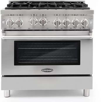 8. Cosmo GRP366 36 in. Freestanding Gas Range