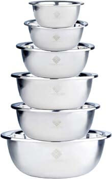 3. House of Ace's Quality Stainless Steel Mixing Bowls