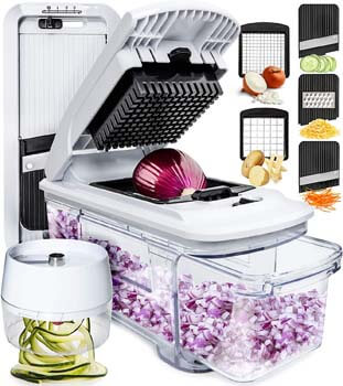 9. Fullstar Mandoline Slicer Spiralizer Vegetable Slicer