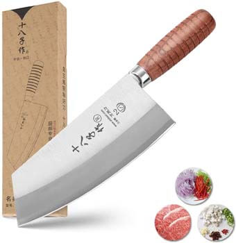 9. SHI BA ZI ZUO Chef Knife Chinese Cleaver Kitchen Knife