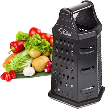 5. Professional Box Grater, Non-stick Coating Stainless Steel