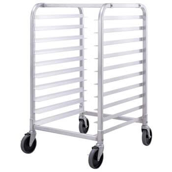 5. Giantex 10 Tier Aluminum Bakery Rack Home Commercial Kitchen Bun Pan Sheet Rack