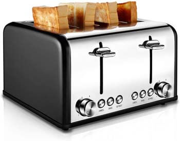 3. CUSIBOX Stainless Steel Toaster