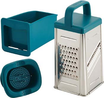 4. Rachael Ray Tools and Gadgets Stainless Steel Box Grater