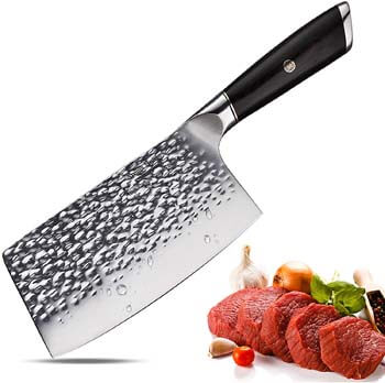 1. Meat Cleaver 7 Inch Cleaver Knife