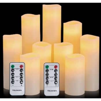 3. Hausware Flameless Candles