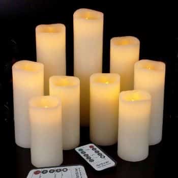 10. Antizer Flameless Candles Led