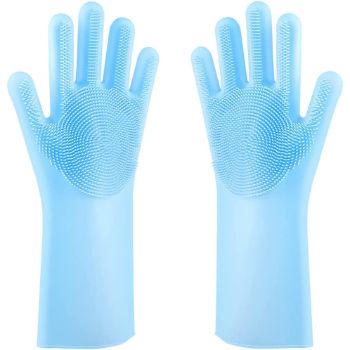 4. ANZOEE Reusable Silicone Dishwashing Gloves