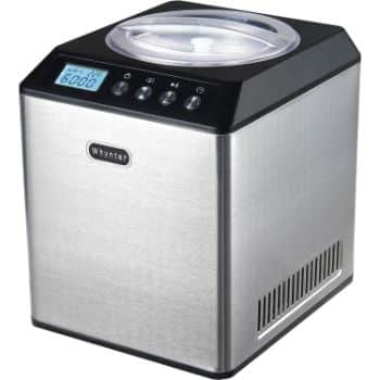 8. Whynter ICM-201SB Upright Automatic Ice Cream Maker 2 Quart Capacity Built-in Compressor, no pre-freezing, LCD Digital Display