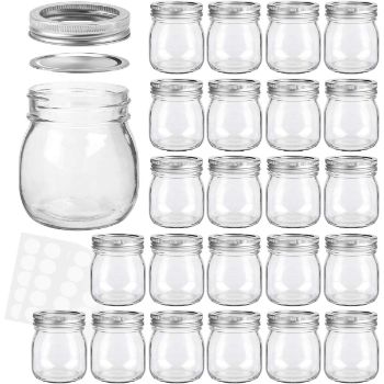 6. KAMOTA Mason Jars 10 oz