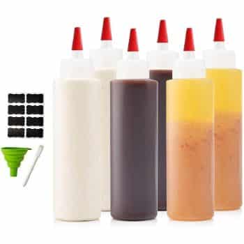 9. Plastic Condiment Squeeze Squirt Bottles (16 oz)