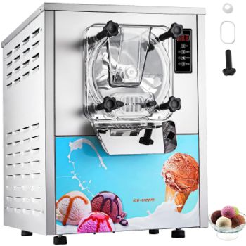 1. VEVOR Commercial Ice Cream Machine 1400W 20/5.3Gallon Per Hour Hard Serve Ice Cream Maker with LED Display Screen Auto Shut-Off Timer