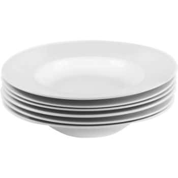 5. Amuse- Professional Gourmet Porcelain Pasta Plate 