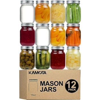 10.KAMOTA Mason Jars