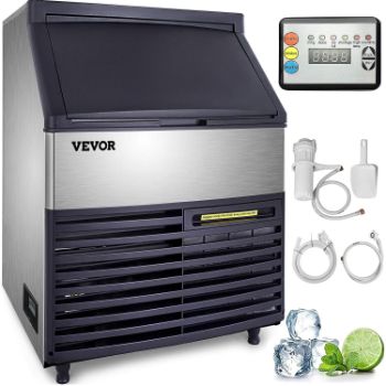 10.VEVOR 110V Air-Cooled Commercial Ice Maker  