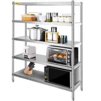 2. VBENLEM Stainless Steel Shelving