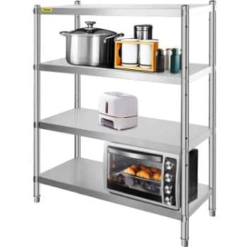 10. VBENLEM Stainless Steel Shelving